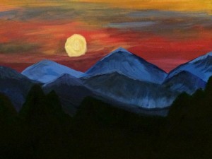 Sunset Mountains     